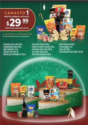Supermaxi CONTIENE 14 PRODUCTOS CANASTO 1 oferta