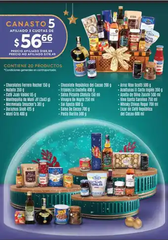 Supermaxi CONTIENE 20 PRODUCTOS CANASTO 5 oferta