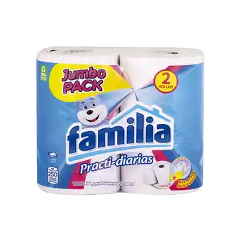 Akí Familia toalla cocina jumbo practidiaria 2×28.50m oferta