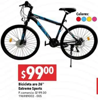 Tia Bicicleta aro 26" Extreme Sports oferta
