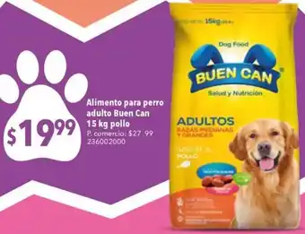 Tia Alimento para perro adulto Buen Can 15 kg pollo oferta