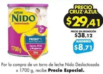 Farmacias Cruz Azul Nido Deslactosada x 1700 g oferta