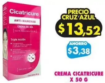 Farmacias Cruz Azul CREMA CICATRICURE x 50g oferta