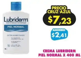 Farmacias Cruz Azul CREMA LUBRIDERM PIEL NORMAL X 400 ML oferta
