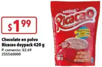 Tia Chocolate en polvo Ricacao doypack 420g oferta