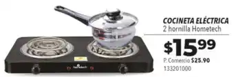Tia COCINETA ELÉCTRICA 2 hornilla Hometech oferta