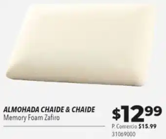 Tia ALMOHADA CHAIDE & CHAIDE Memory Foam Zafiro oferta