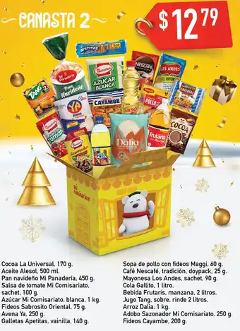 Mi Comisariato Cocoa La Universal, 170 g, Aceite Alesol 500 ml Canasta 2 oferta