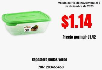 Supermaxi Repostero Ondas Verde oferta