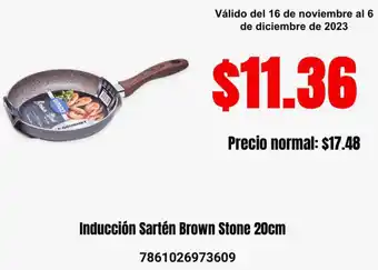 Supermaxi Inducción Sartén Brown Stone 20cm oferta