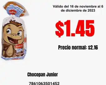 Supermaxi Chocopan Junior oferta