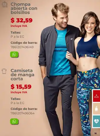Chompa abierta con bolsillos Tallas P a la EG