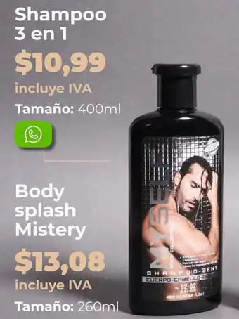 Shampoo 3 en 1 400ml