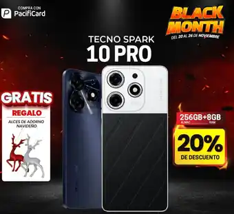 Novicompu TECNO SPARK 10 PRO 256GB+8GB oferta