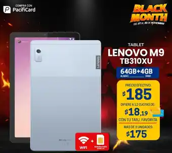 TABLET LENOVO M9 TB310XU 64GB+4GB