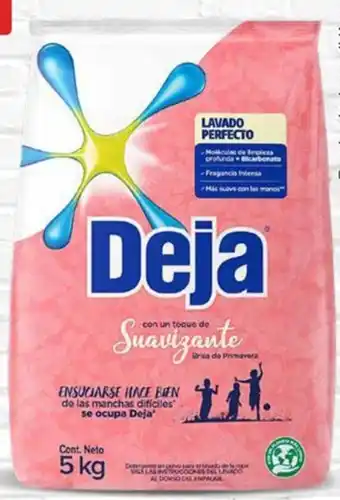 Mi Comisariato Detergente en polvo Deja, con suavizante, brisa de primavera, 5 kg. oferta