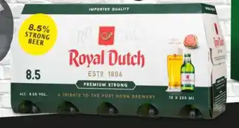 Mi Comisariato Cerveza Royal Dutch, 8.5% vol, botella, 10 unidades, 250 ml. oferta
