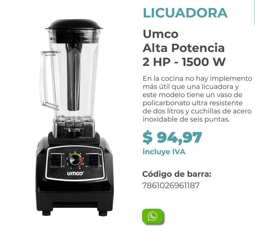 Licuadora umco discount