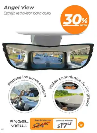 TVentas Angel View Espejo retrovisor para auto oferta