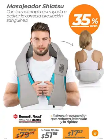 TVentas Bennett Read Masajeador Shiatsu oferta