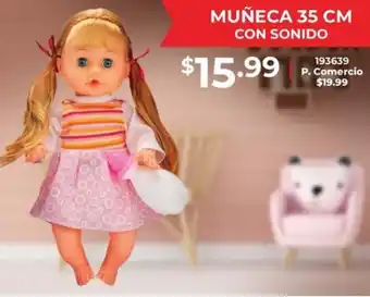 Tia MUÑECA 35 CM CON SONIDO oferta