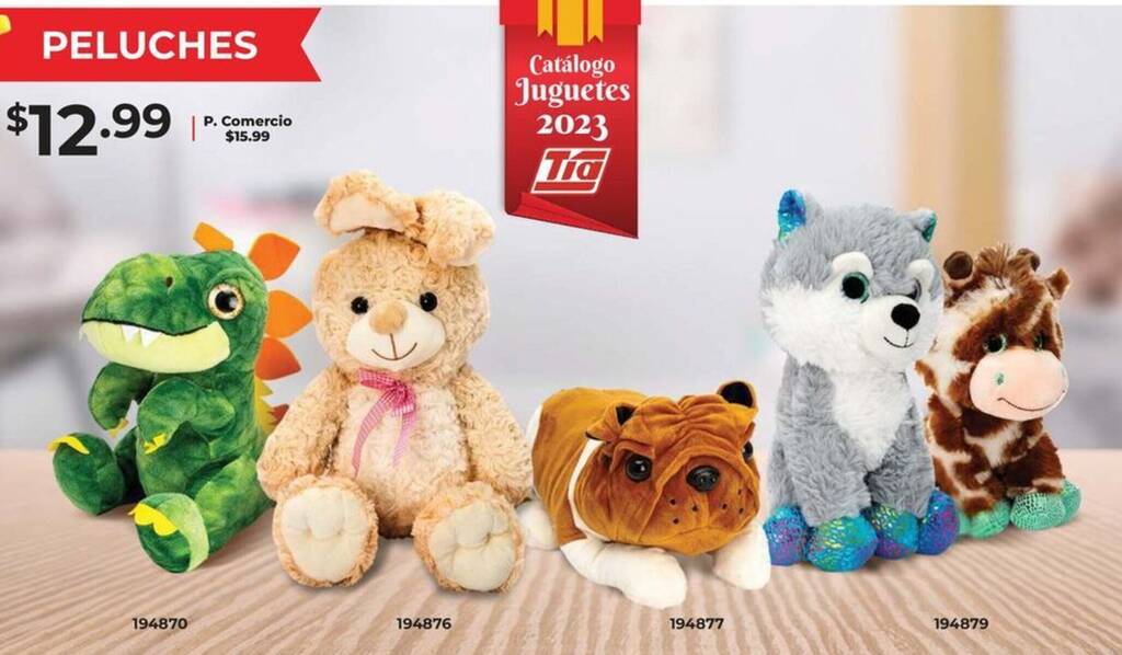 Peluches en online oferta