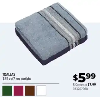 Tia TOALLAS 135 x 67 cm surtido oferta