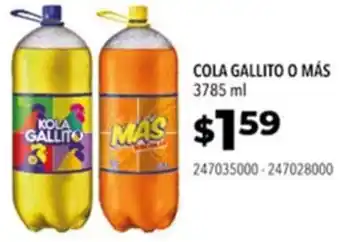 Tia COLA GALLITO O MÁS 3785 ml oferta