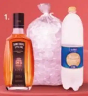 Tia WHISKY SOMETHING SPECIAL 750 ML + Agua Mineral Ta' Riko 1.5 L + Funda de Hielo oferta
