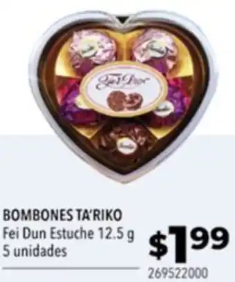 Tia BOMBONES TA'RIKO Fei Dun Estuche 12.5 g 5 unidades oferta
