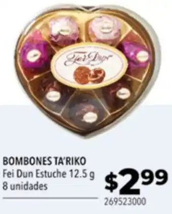 Tia BOMBONES TA'RIKO Fei Dun Estuche 12.5 g 8 unidades oferta