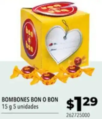 Tia BOMBONES BON O BON 15 g 5 unidades oferta