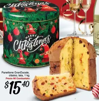 Mi Comisariato Panettone GranDucale, clásico, lata, 1 kg oferta