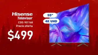 Artefacta Hisense Televisor 55" oferta
