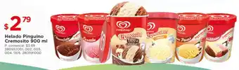 Tia Helado Pinguino Cremosito 900ml oferta