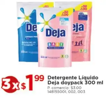 Tia Detergente Líquido Deja doypack 300ml oferta