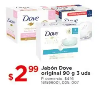 Tia Jabón Dove original 90 g 3 uds oferta