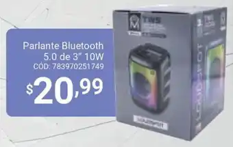 Akí Parlante Bluetooth 5.0 de 3" 10W oferta