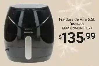 Akí Freidora de Aire 6.5L Daewoo oferta