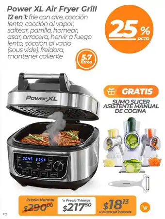TVentas Power XL Air Fryer Grill oferta