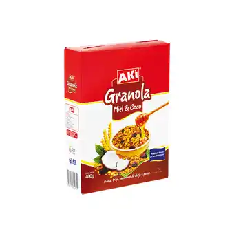 Akí Akí granola miel y coco 400g oferta