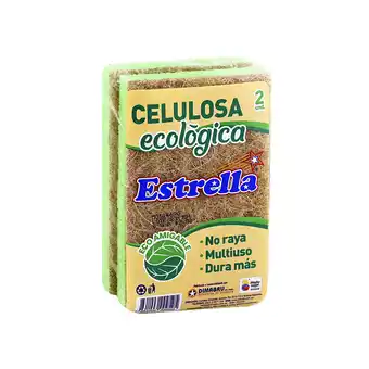 Akí Estrella esponja celulosa ecologica x2 yapa estrella fibra 145 x 10 oferta