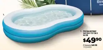 Tia PISCINA BESTWAY 262 CM X 157 CM X 46 CM oferta