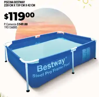 Tia PISCINA BESTWAY 228 CM X 159 CM X 42 CM oferta