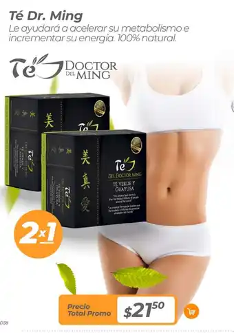 TVentas Té Dr. Ming oferta