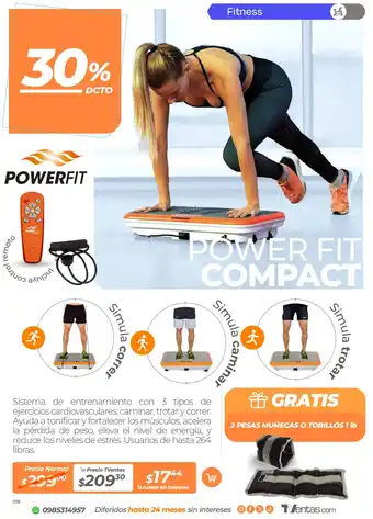 TVentas POWER FIT COMPACT oferta