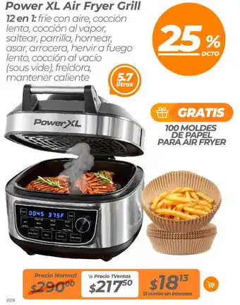 TVentas Power XL Air Fryer Grill 12 en 1 oferta