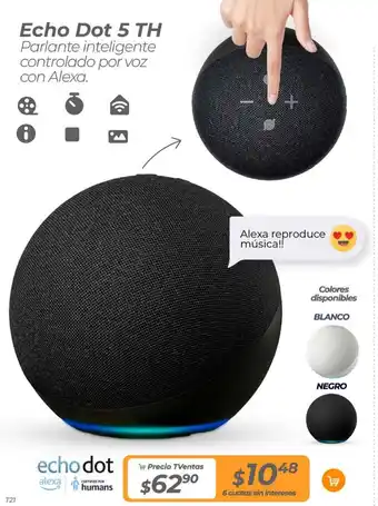 TVentas Echo Dot 5 TH oferta