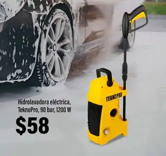 Ferrisariato Hidrolavadora eléctrica, TeknoPro, 90 bar, 1200 W oferta
