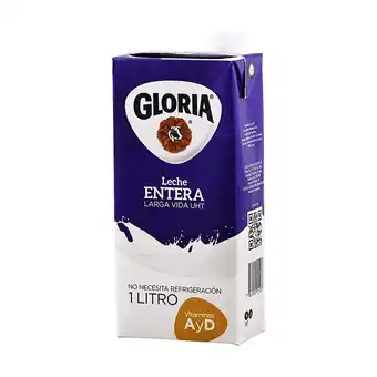 Akí Gloria leche entera tetra 1000 ml oferta